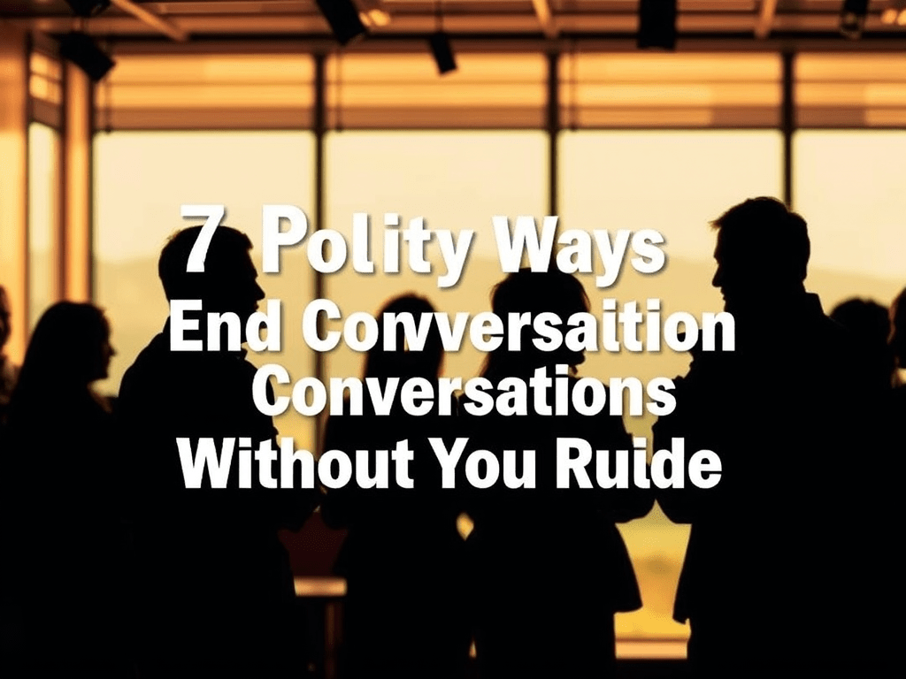 7 Polite Ways to End Conversations Without Being&nbsp;Rude