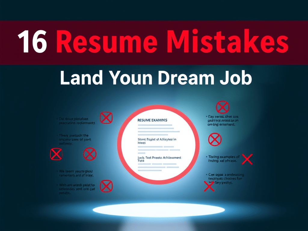 16 Resume Mistakes You Must Avoid to Land Your Dream&nbsp;Job