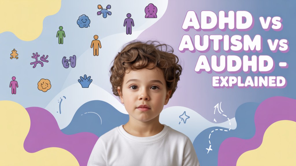 🧠 ADHD, Autism, & AuDHD: Understanding the Differences &&nbsp;Overlaps